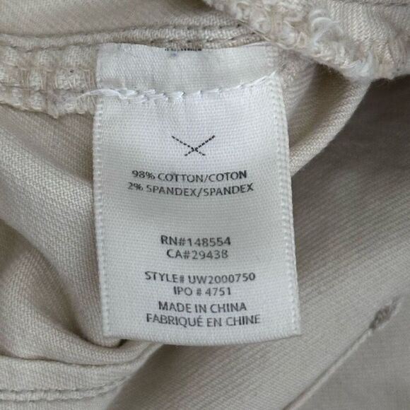 UNPUBLISHED Gemma Super High Waist Mod Sailor Pant in Blanch Size 26 - Picture 6 of 10